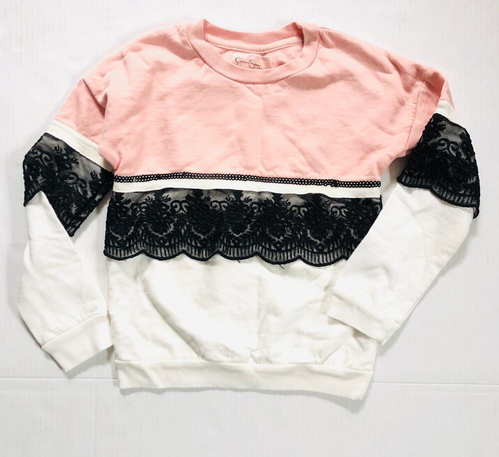 JESSICA SIMPSON GIRLS TOP SWEATER SIZE 5/6